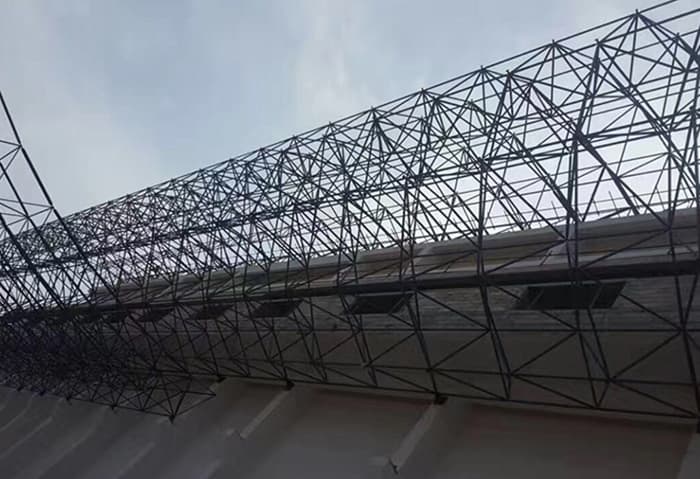 阿克苏收费站网架厂家