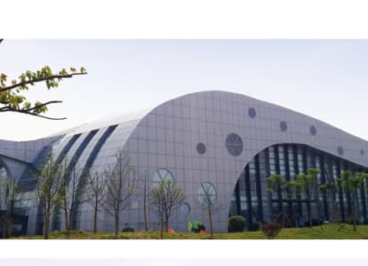 阿克苏会议中心外景网架工程